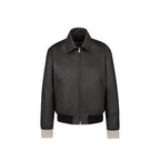 Giacca in pelle nera