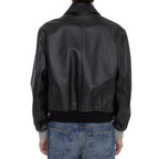 Giacca in pelle nera