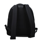 Black leather backpack