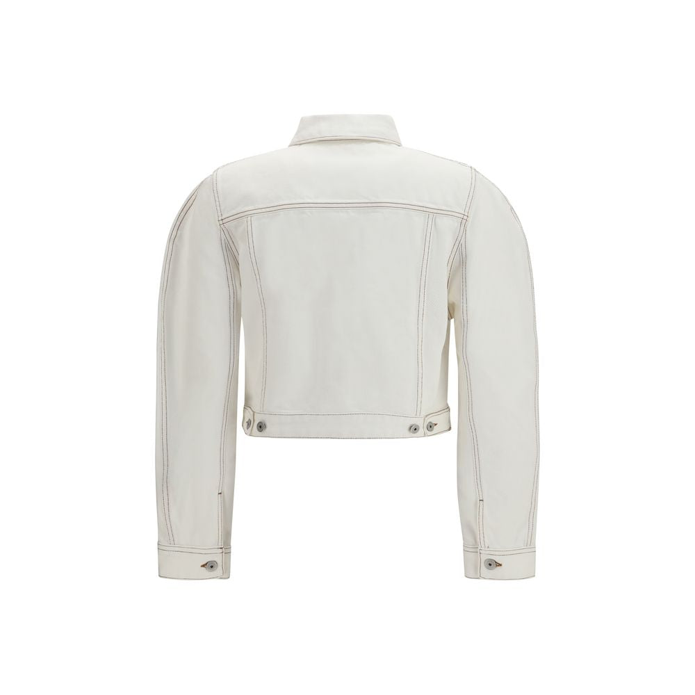 Ovalo white denim jacket