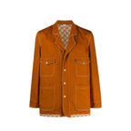 Giacca marrone reversibile