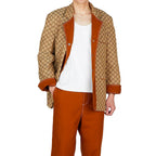 Giacca marrone reversibile