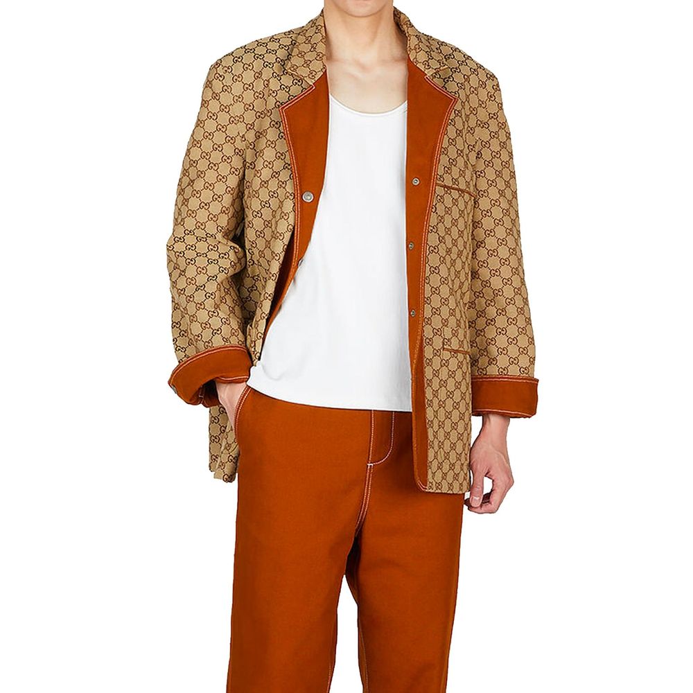 Giacca marrone reversibile