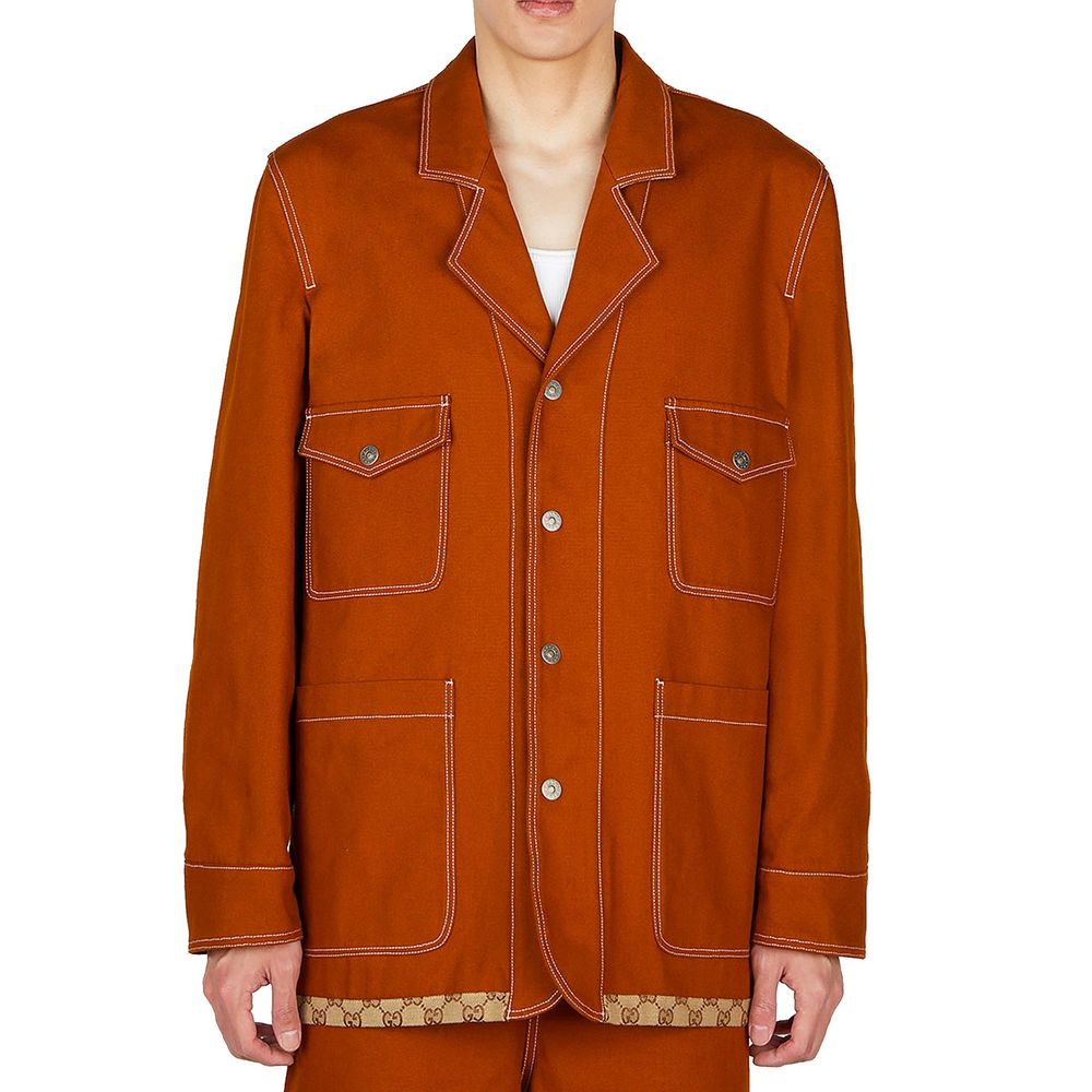 Giacca marrone reversibile
