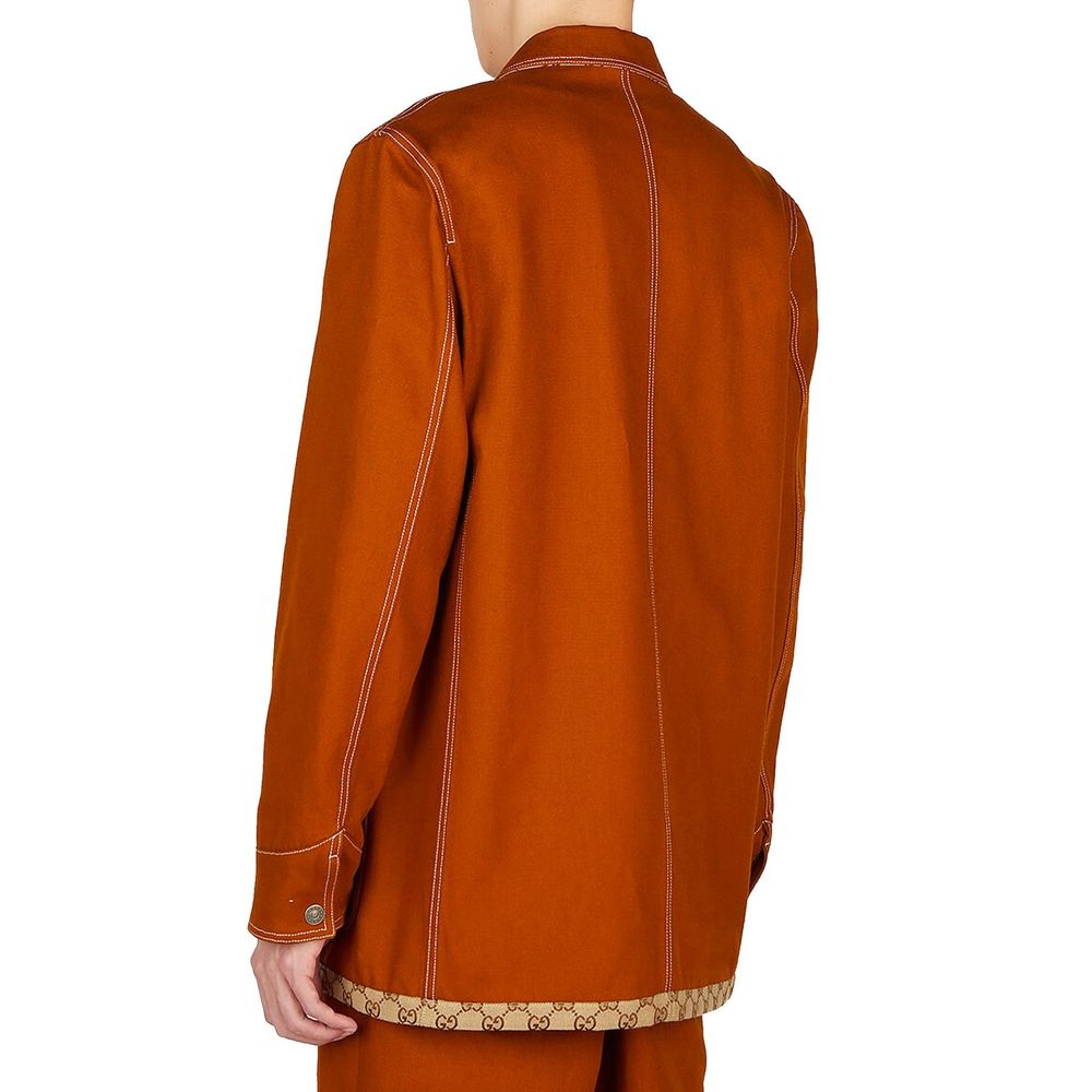 Giacca marrone reversibile