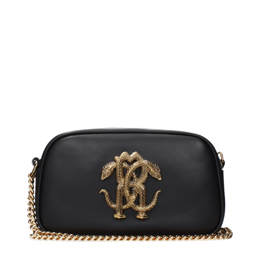 Borsa a tracolla in pelle nera