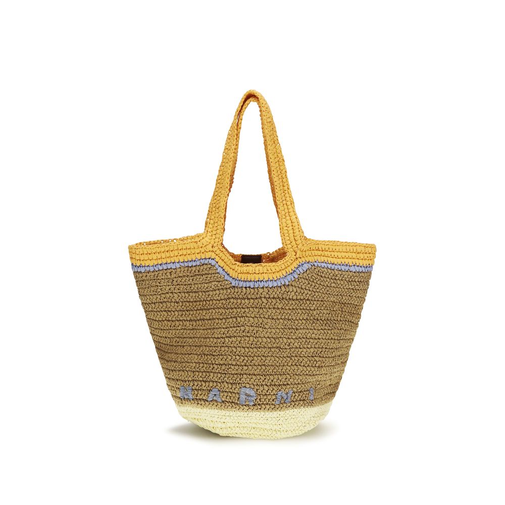 Seaside raffia shoulder bag