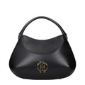 Black leather bag