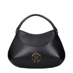 Black leather bag