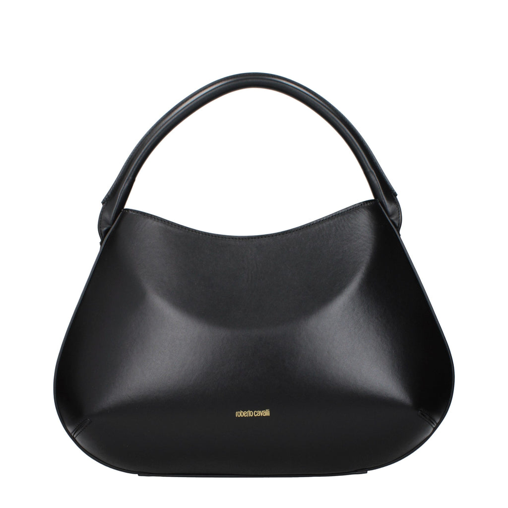 Black leather bag
