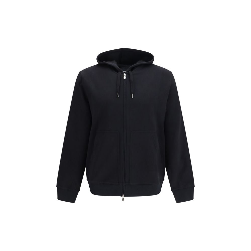 Cotton zip-up sweatshirt