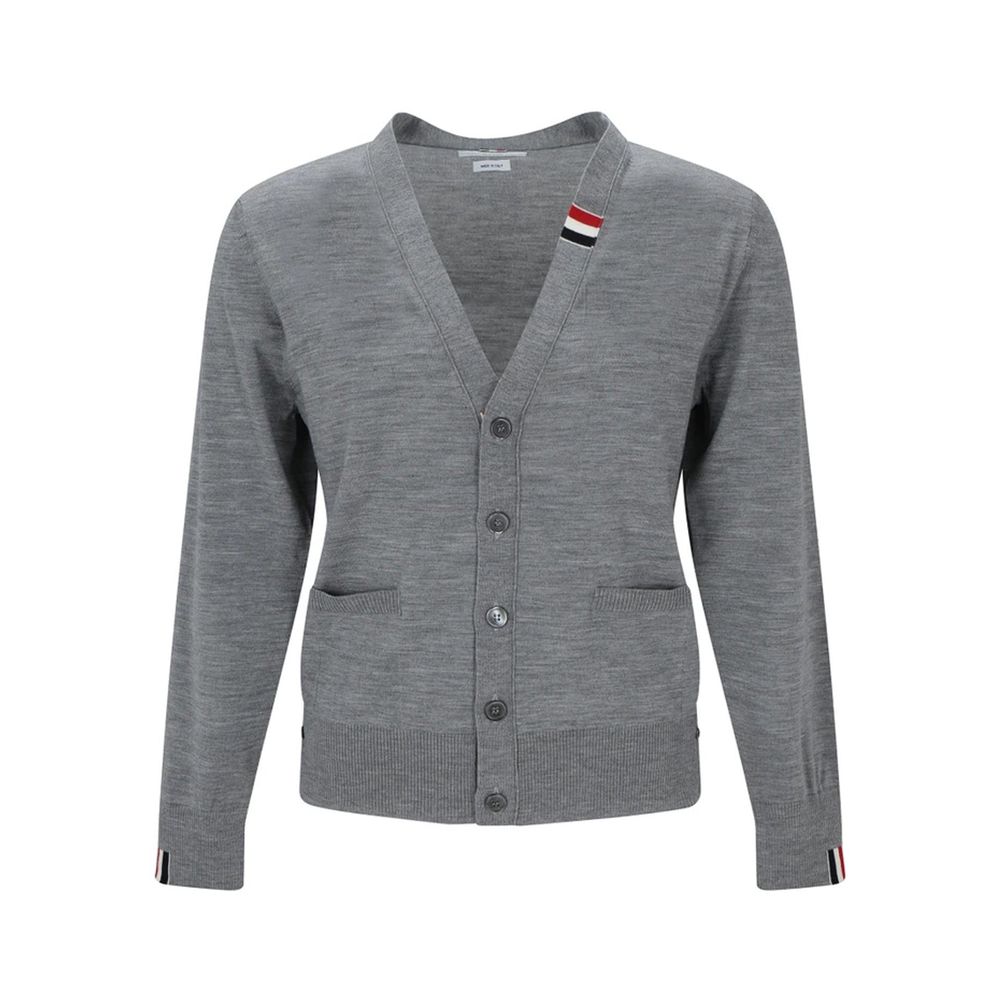 Wool long sleeves cardigan