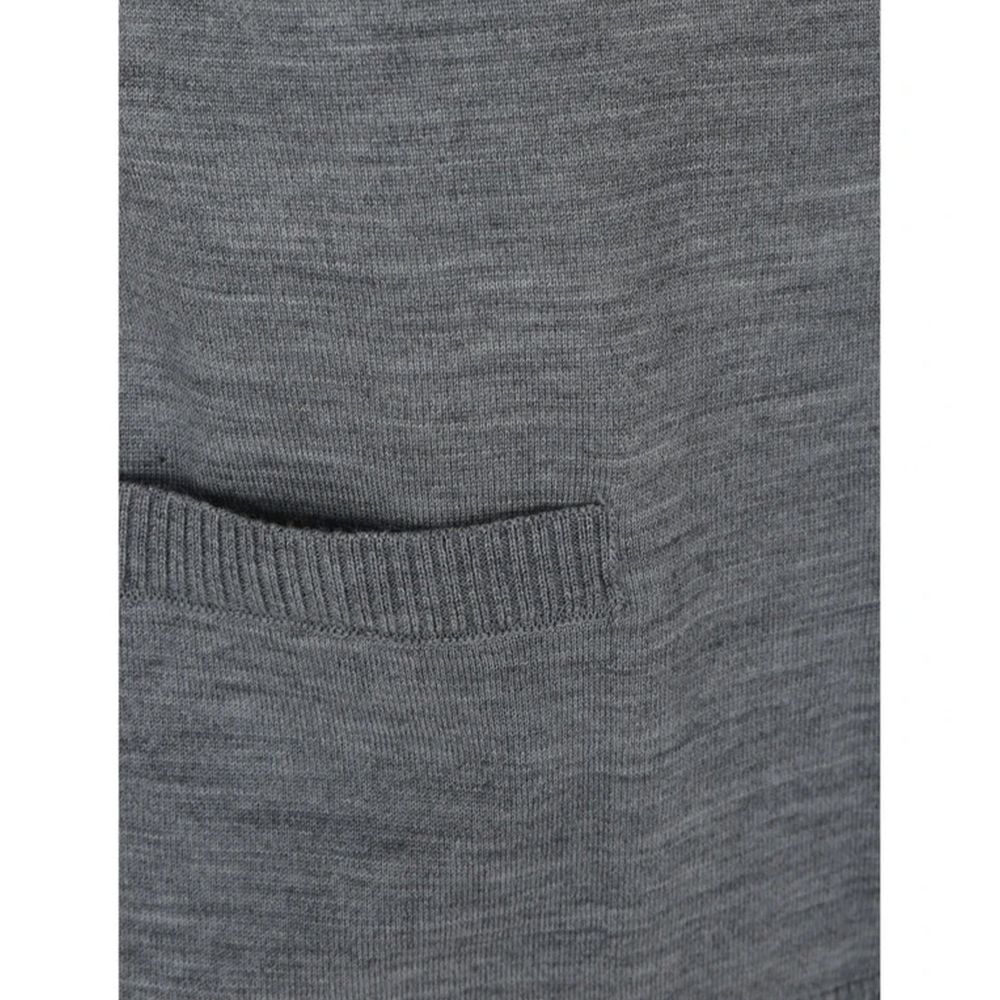 Wool long sleeves cardigan
