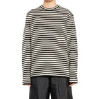 T-shirt a maniche lunghe in jersey di lana