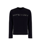 Sweatshirt with ribbed trim