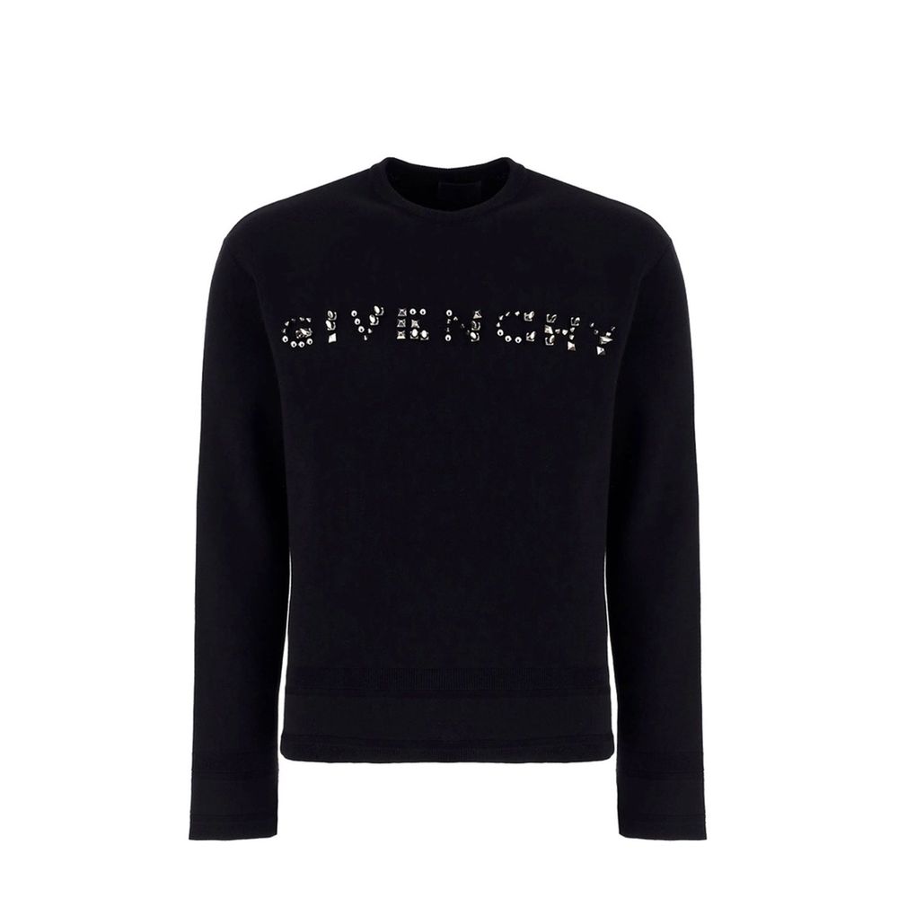 Sweatshirt with ribbed trim
