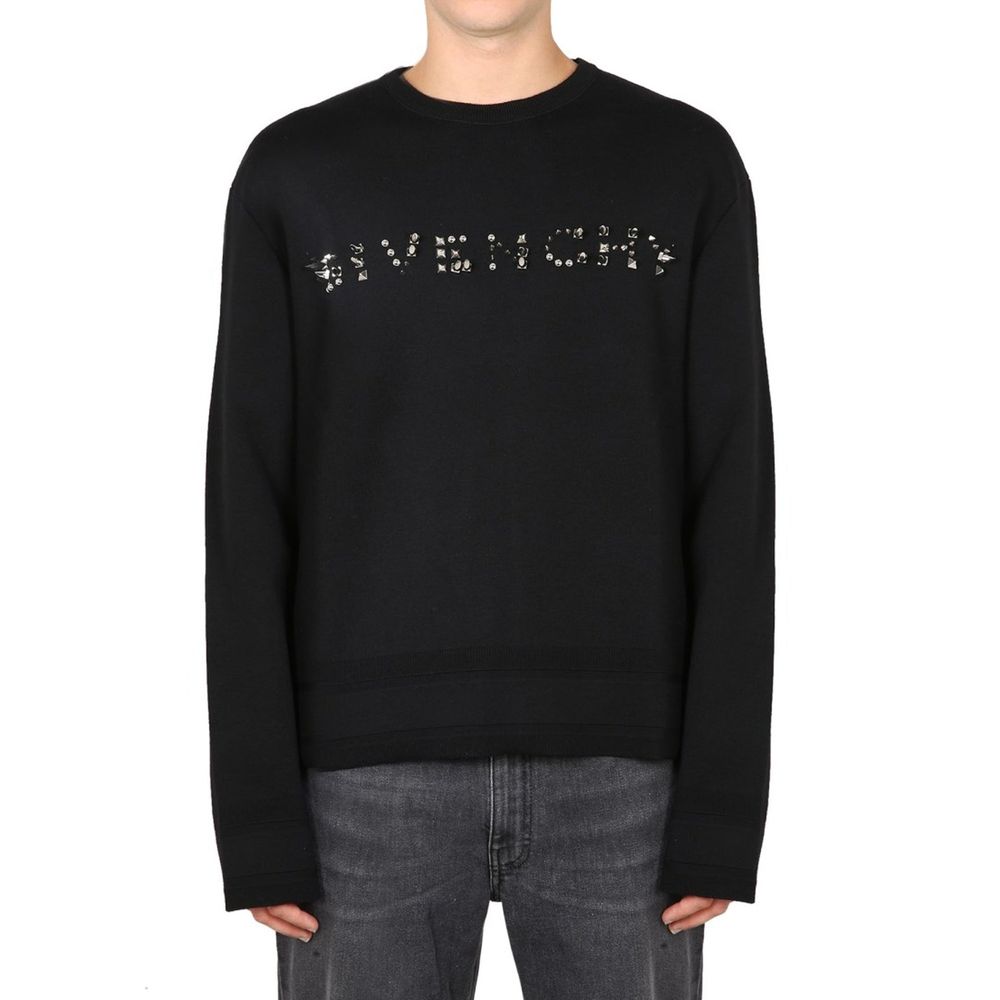 Sweatshirt with ribbed trim