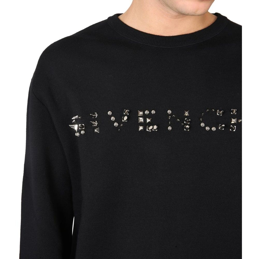 Sweatshirt with ribbed trim