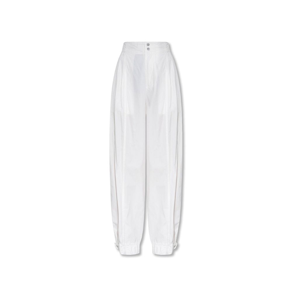 White casual trousers