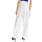 White casual trousers