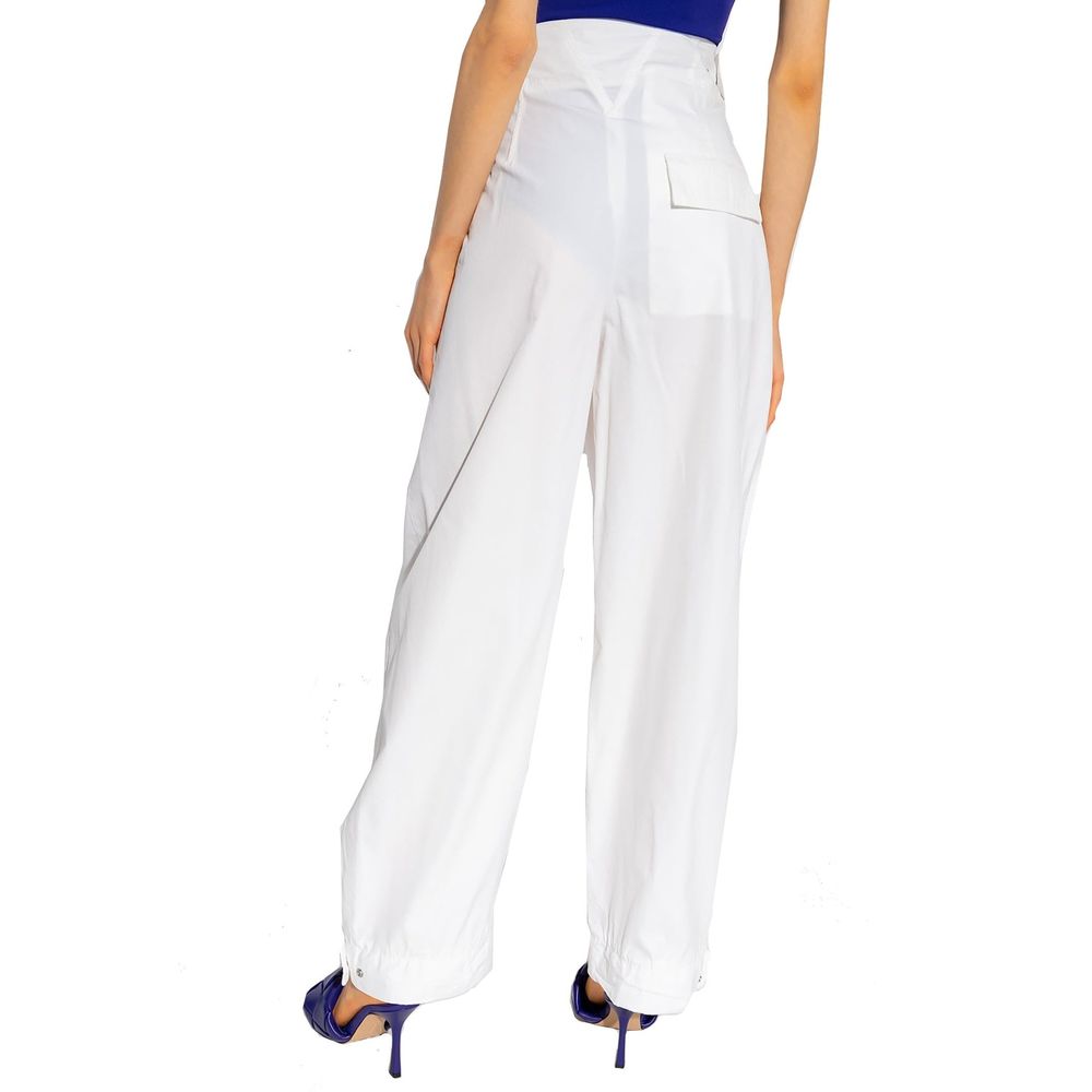 White casual trousers