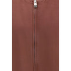 Burgundy silk jacket