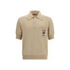 Polo in cotone beige