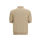 Polo in cotone beige