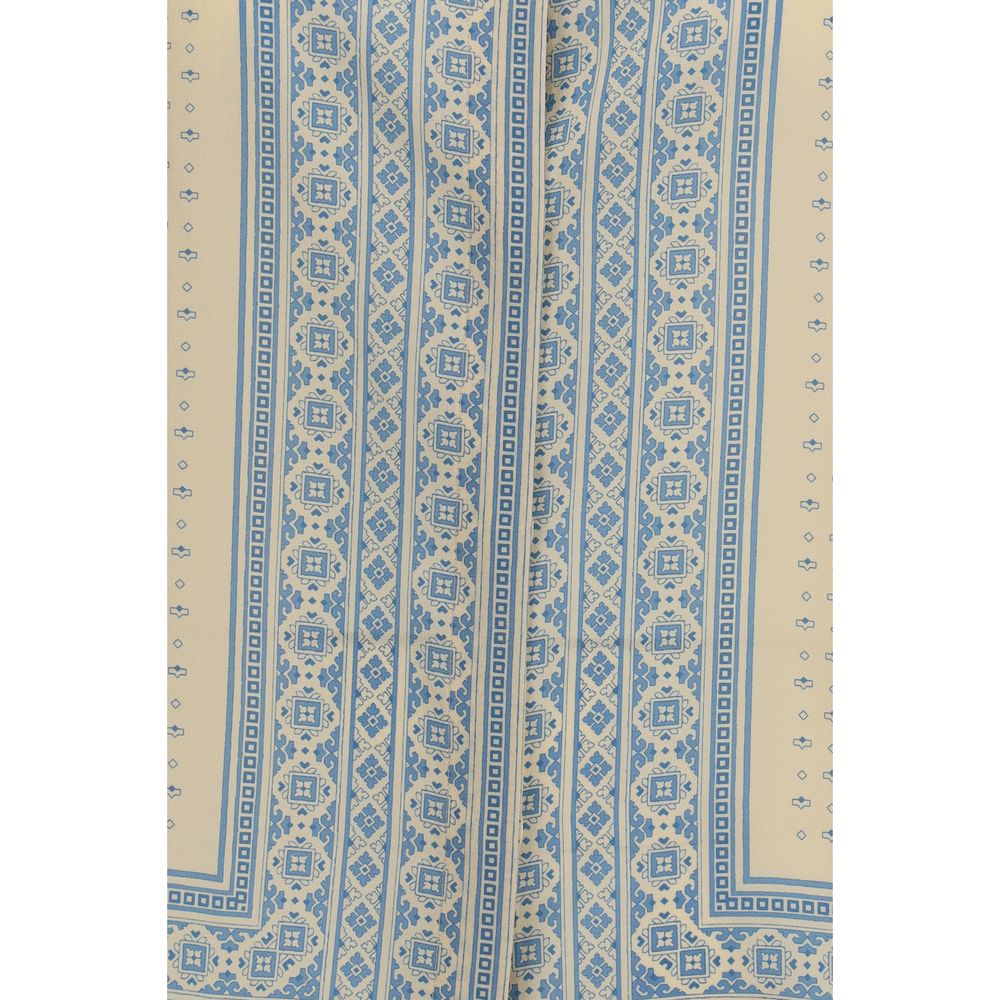 Camicia in seta con stampa geometrica