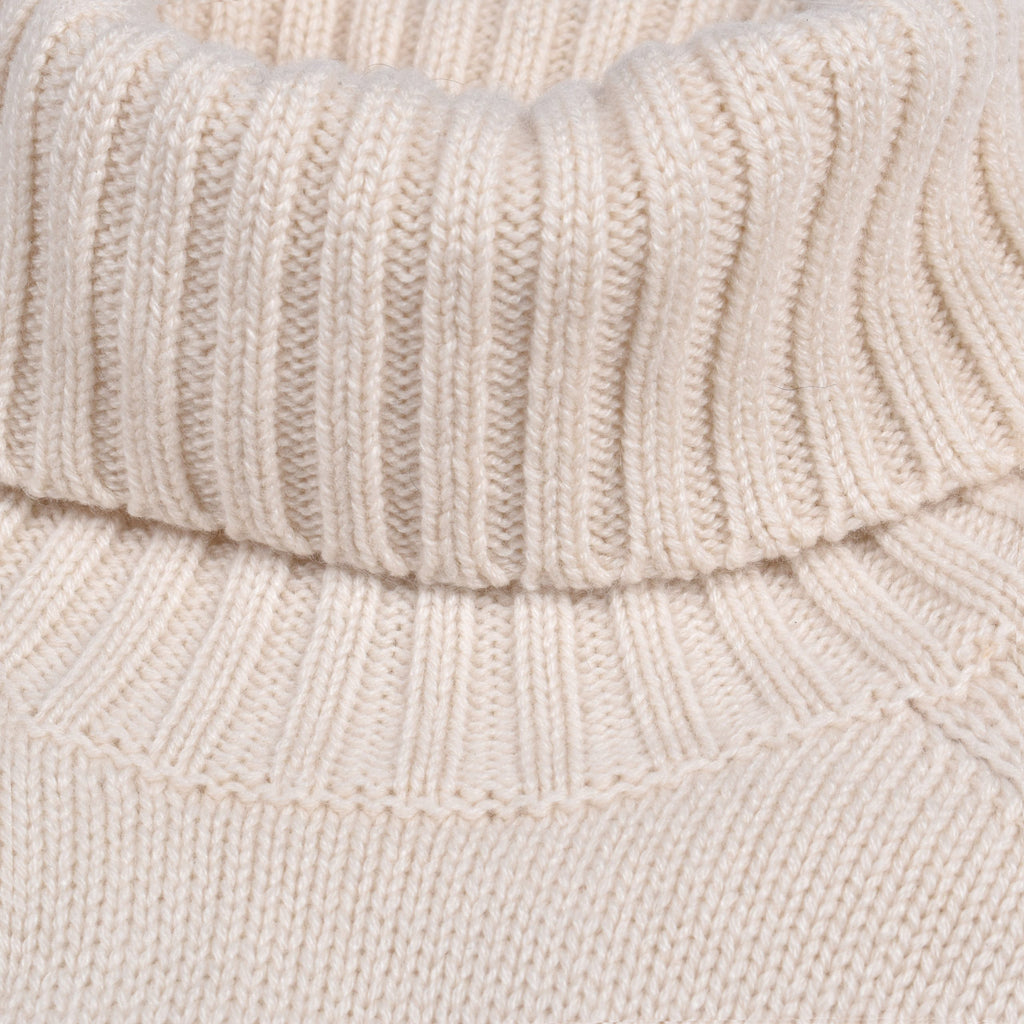 Maglione in cashmere bicolore