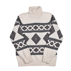 Maglione in cashmere bicolore