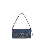 DeVain denim shoulder bag