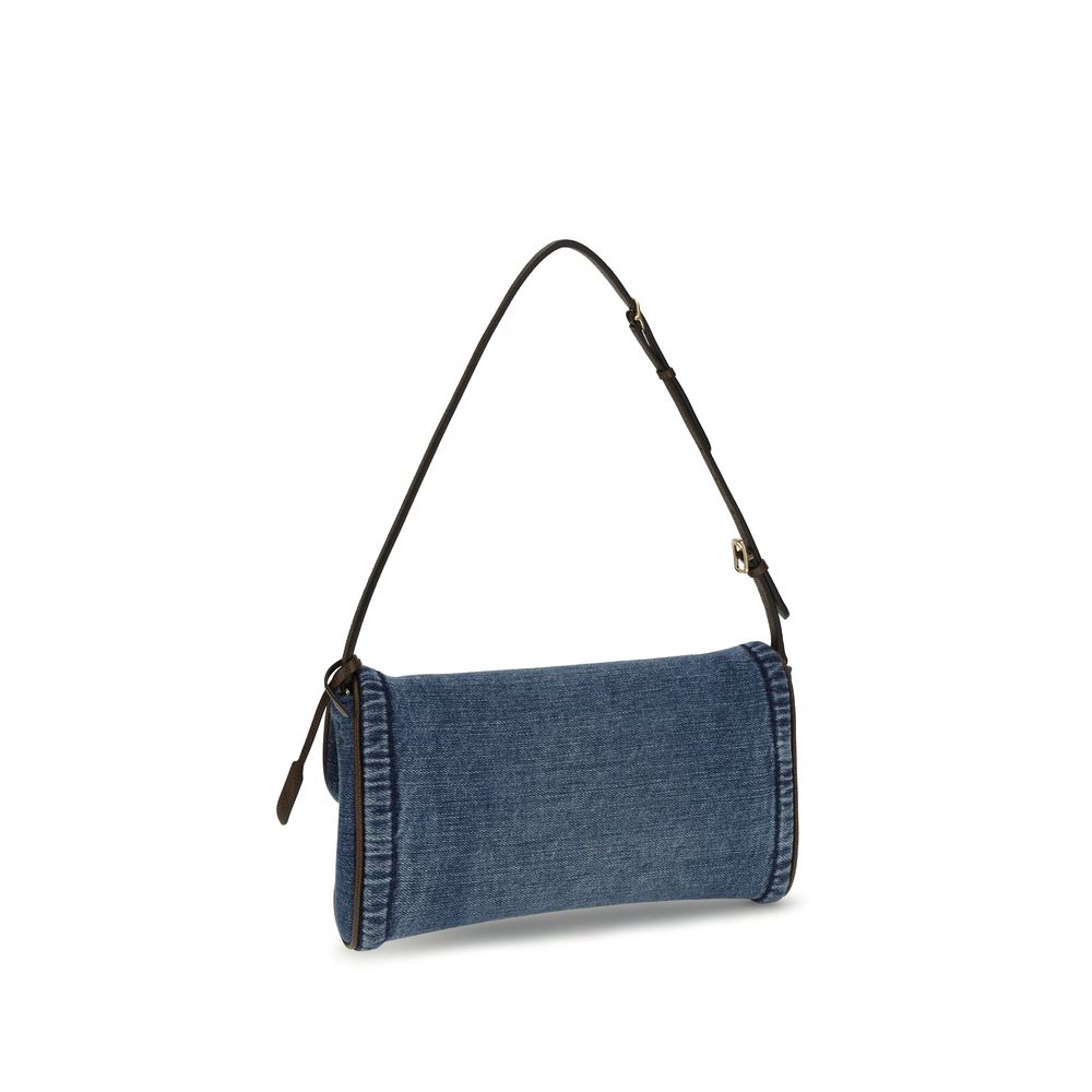Borsa a tracolla DeVain in denim