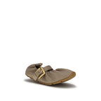Buckled ballet flats