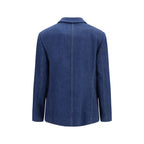 Single-breasted denim jacket