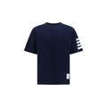 Horizontal-stripe T-shirt