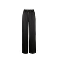Trousers with an elastic insert