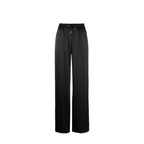Trousers with an elastic insert