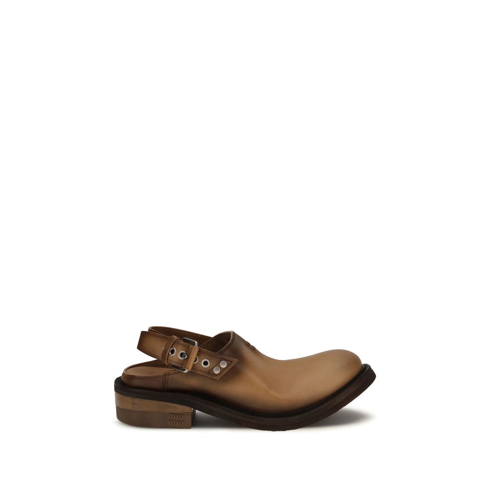 Mules in pelle Foule
