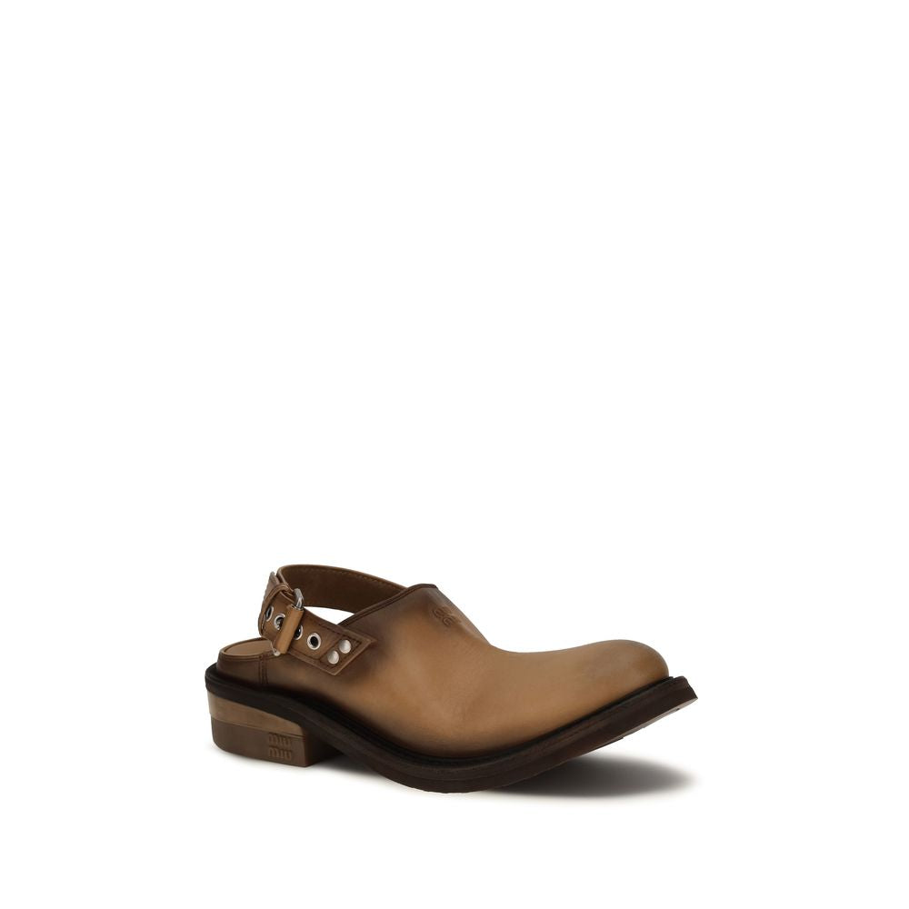 Mules in pelle Foule