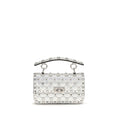 Borsa Rockstud Spike in pelle laminata