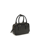 Borsa nera in pelle Saffiano