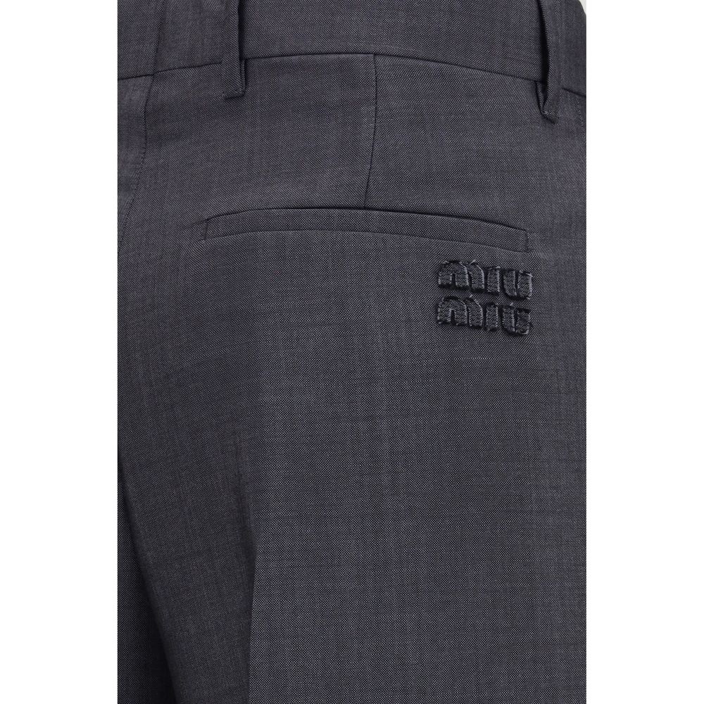Pantaloni in kid mohair