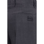 Pantaloni in kid mohair