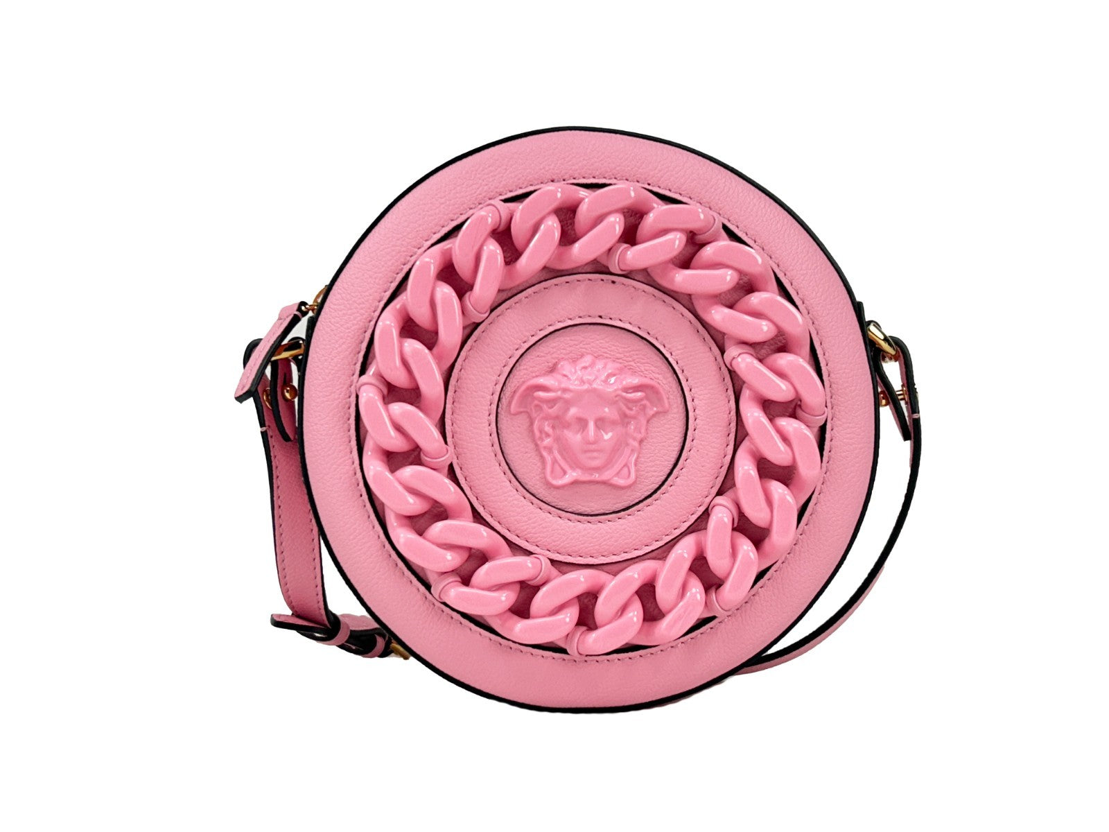 Camera bag rotonda rosa