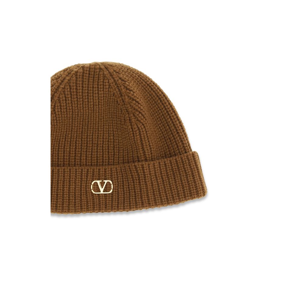 VLogo cashmere hat
