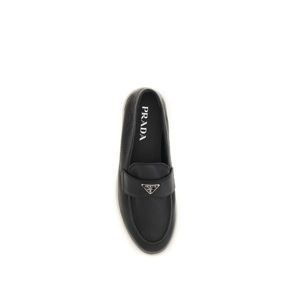 Leather loafers