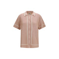 Camicia in crochet con motivo FF