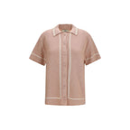 Camicia in crochet con motivo FF