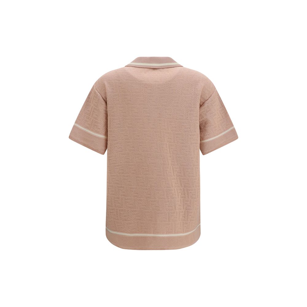 Camicia in crochet con motivo FF